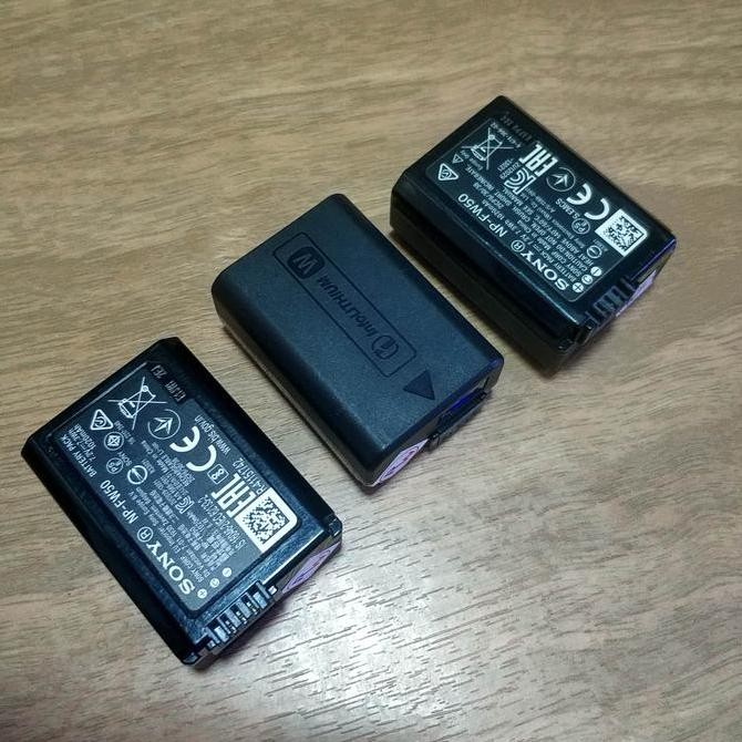 Battery Sony NP-FW50 Batre Baterai Batere NP-FW50 A6000 A7 A7ii A6400 Kualitas Original