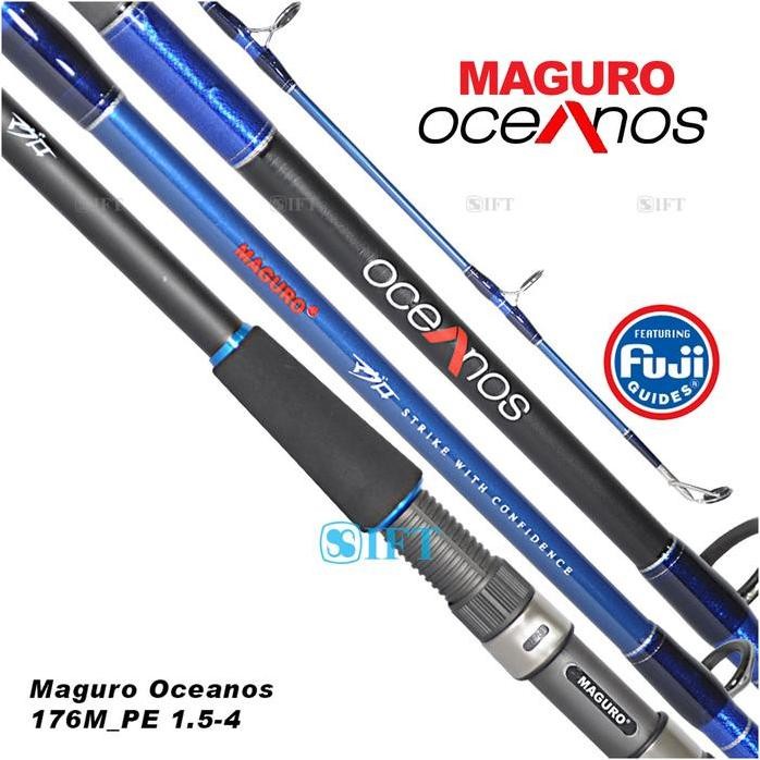 

Terlaris Joran Maguro Oceanos | Fuji Guides | Laut Jigging Dasaran | Pe 1 2 3 4
