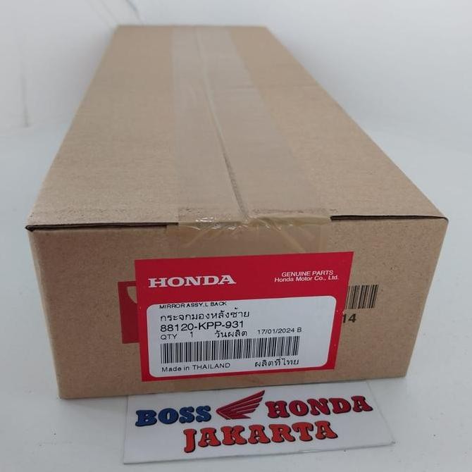 SPAREPART CBR 150 R OLD KARBU : 88120-KPP-931 SPION KIRI CBR 150R OLD KARBU ORI HONDA THAILAND Kuali