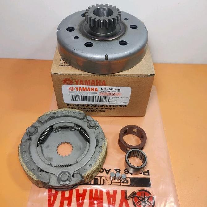 paket mangkok ganda lonceng 21t+kampas ganda Assy+cage Yamaha Vega ZR Jupiter z new 115 robot Foto m