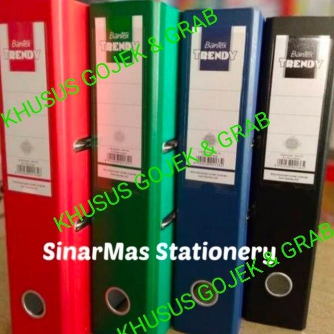 

Okner Bantex Trendy Folio / F4 (1 Box 12 pcs ) Khusus Link Gojek /Grab Kualitas Original