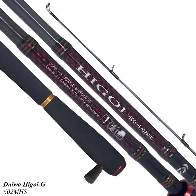 

Terlaris Joran Spinning Daiwa Higoi G 602 Mhs - Indonesia Memancing