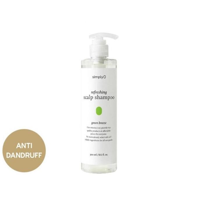 Simply O Refreshing Scalp Shampoo (Green Breeze) 300Ml