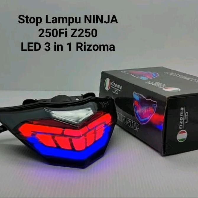 Stop Lampu Belakang New Rizoma LED 3 in 1 NINJA 250 Fi NINJA Z250 PNP Kualitas Original