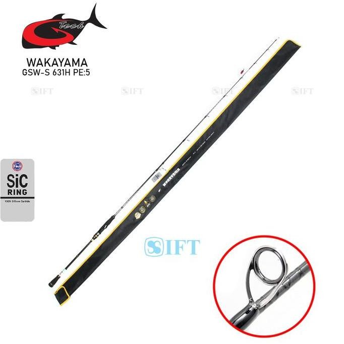 

Terlaris Joran G-Tech Wakayama Pe 2-5 190Cm | Fuji Guides + Seat | One Piece Jigging Pasiran Sungai Laut Gtech Resmi | Ift