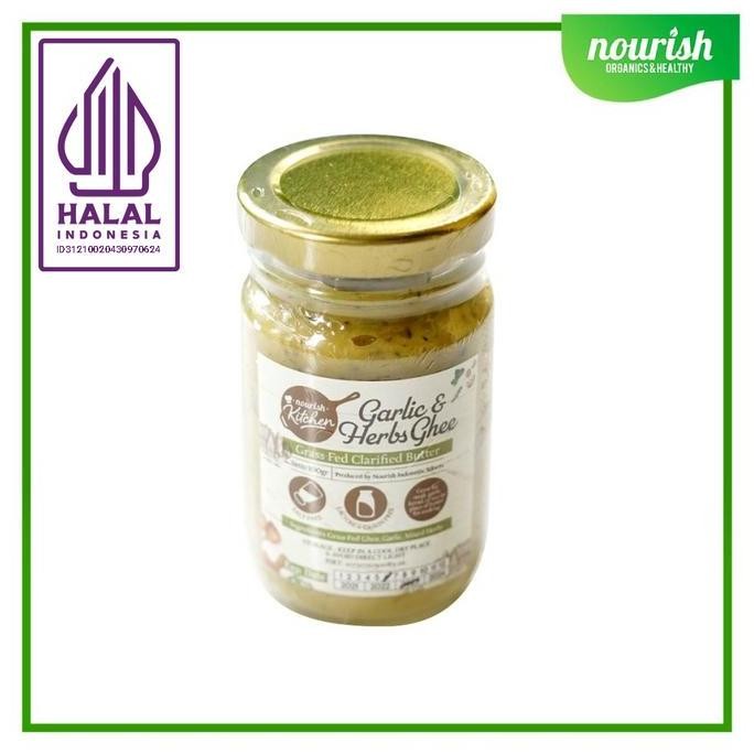 

[Ready/Spesial] Ghee Garlic & Herbs (Grass Fed Ghee Clarified Butter) 100 Gr [Terlaris&Recommended]