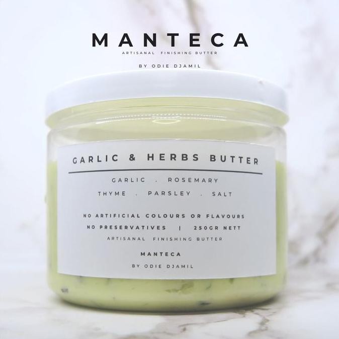 

[Ready/Spesial] Manteca Garlic & Herbs Butter 250 Gr [Terlaris&Recommended]