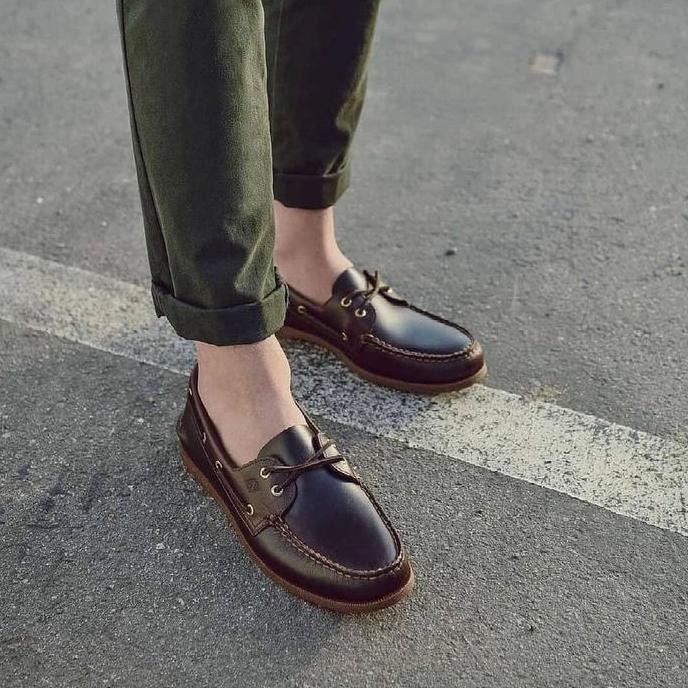 Sepatu Boatshoe Sperry Topsider Amaretto Original