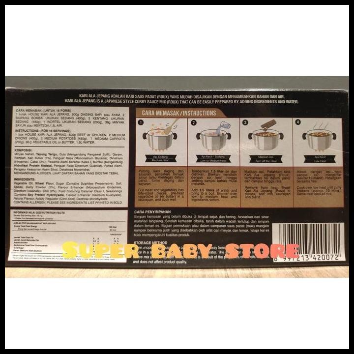

Terlaris House Japanese Curry Roux- Bumbu Kari Ala Jepang Halal- 300 G Good Quality