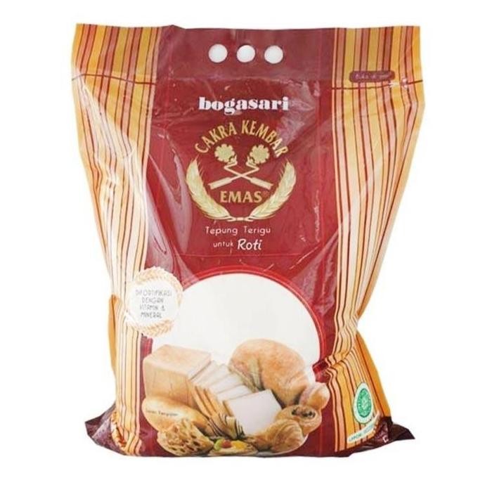 

Terlaris Tepung Terigu Cakra Kembar Emas Roti 5 Kg Gojek Or Grab