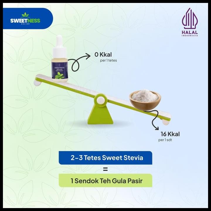 

Terlaris [Dapat 2 Pcs] Sweetness Stevia 15Ml - Pemanis Alami Nol Kalori Untuk Minuman Dan Makanan - Halal - Stevia Cair Food Sugar - Gula Stevia 0 Kalori Sweetener Susu Good Quality