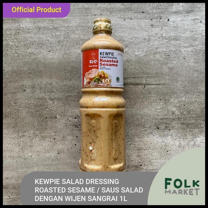 

Terlaris Kewpie Salad Dressing Roasted Sesame 1L - Saus Salad Wijen Sangrai Good Quality