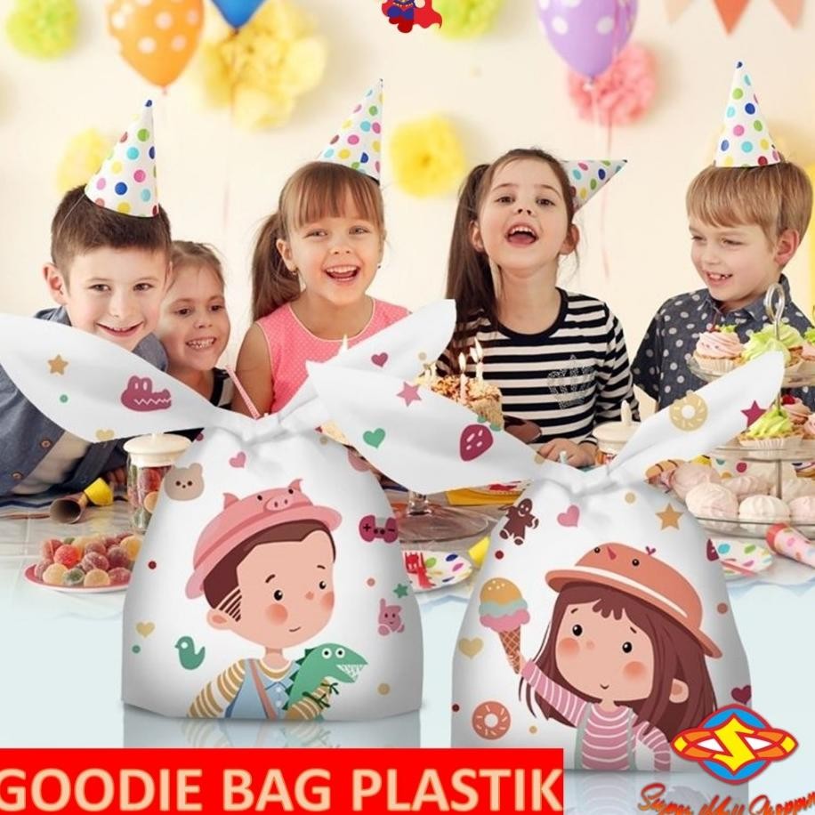 

Goodie Bag Plastik Permen Kter Isi 50Pcs Kantong Bingkisan Souvenir Tas Hampers Sna Ulang Tahun Anak Bungkusan Plastik Cookies Lucu Pesta Perayaan