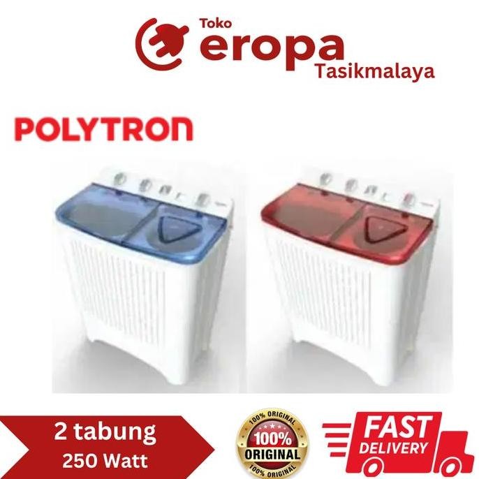 Tersedia Mesin Cuci 2 Tabung 7 Kg Polytron PWM701