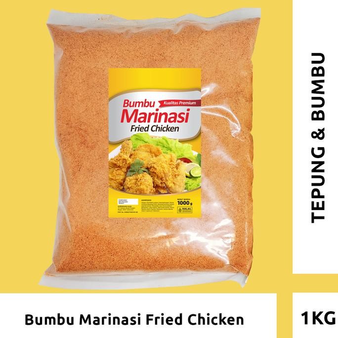 

Terlaris Bumbu Marinasi Fried Chicken Premium Berat 1 Kg Merk Selerafood