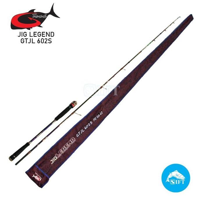

Terlaris Joran Jigging G-Tech Jig Legend Pe 0.6-4 | Butt Join 180Cm 189Cm 195Cm | Laut Resmi Ift