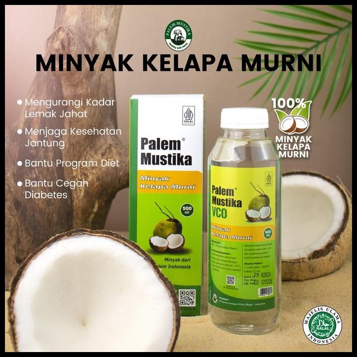 

Terlaris Vco Virgin Coconut Oil 500 Ml + Kemasan Palem Mustika | Minyak Kelapa Murni | Booster Imun Good Quality