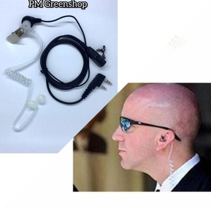 HEADSET HT WLN FBI TUBE SPIRAL PASPAMPRES WLAN EARPHONE