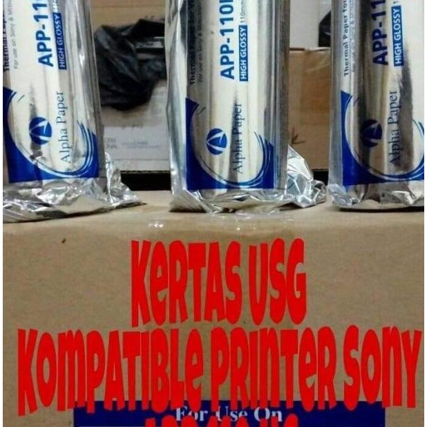 

Terlaris Kertas App 110 Hg Alpha Paper Kertas Usg Untuk Sony Sama Dengan Kertas Sony Paper 110 Hg Ready Stok