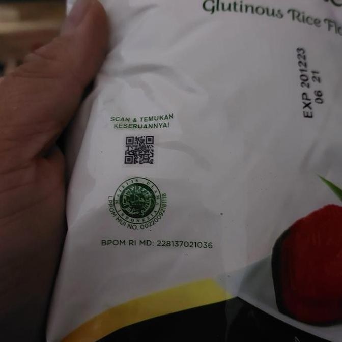 

Promo 1 Dus Isi 20 Bungkus Tepung Beras / Ketan Bola Deli 500 Gram