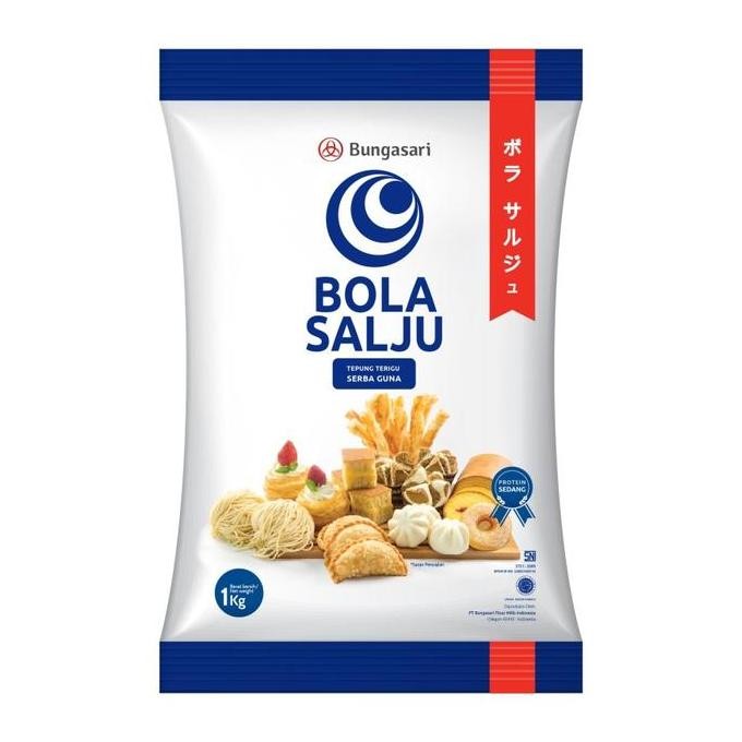 

Terlaris Bungasari Bola Salju Tepung Terigu Premium Serba Guna 1 Kg X 10