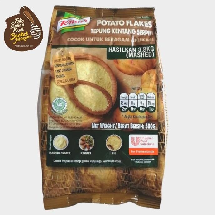 

Terlaris Tepung Kentang Knorr / Potato Flakes 500 Gr