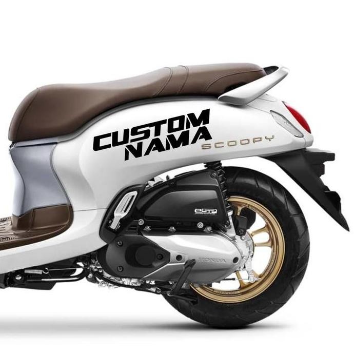 STIKER BTS MOTOR UNIVERSAL HONDA BEAT SCOOPY YAMAHA MIO AEROX STICKER CUTTING ISI 2 PCS SEPASANG KIR