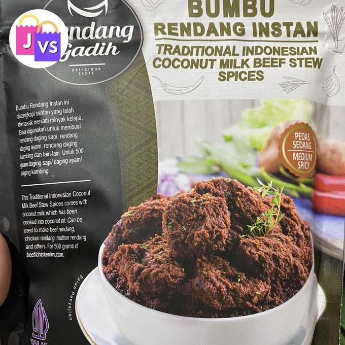 

Bumbu Rendang Instan - Rendang Gadih - Medium Spicy LC