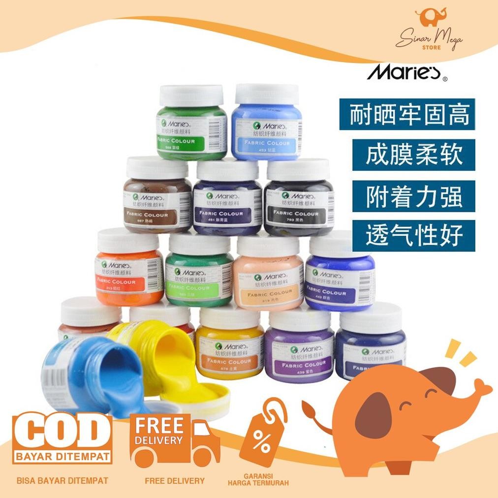 

Ter-46 Special Promo Eqw-68 Maries Fabric Color Colour 50Ml A-1050 / Cat Kain Warna Murah Berkualitas Berkualitas Original