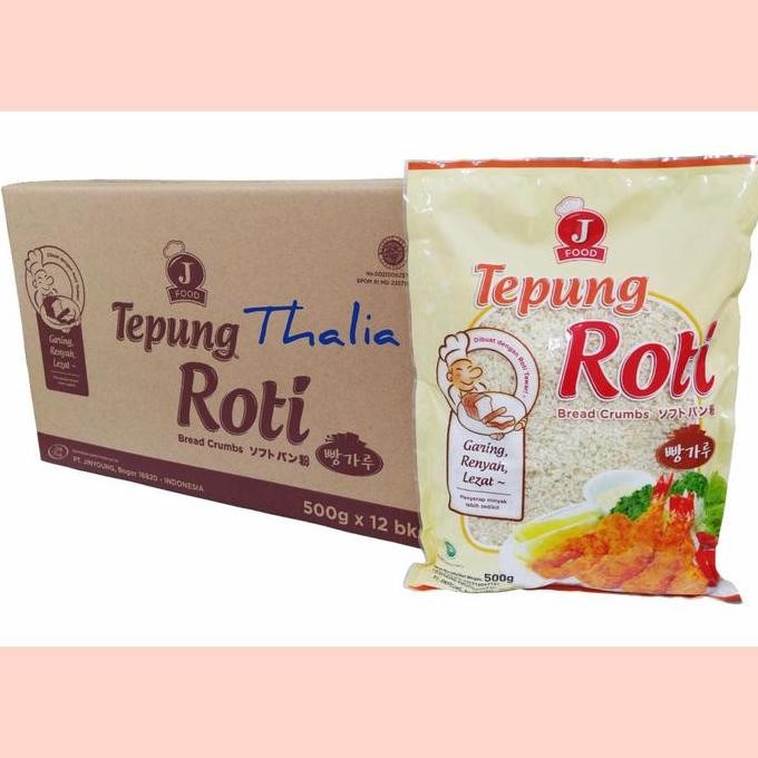

Promo Jfood Tepung Roti/Panir Putih 500Grx12 Garing Renyah, Lezat.