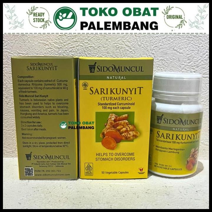 

Terlaris Sidomuncul Sari Kunyit 50 Kapsul Turmeric Sari Kunyit Sido Muncul Good Quality
