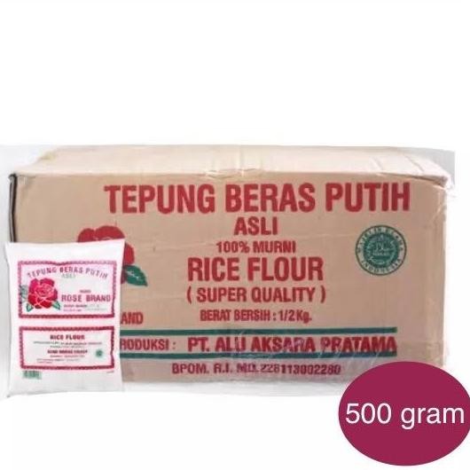 

Grosir Tepung Beras Putih Rose Brand 500 Gram (1 Karton Isi 20 Bks)