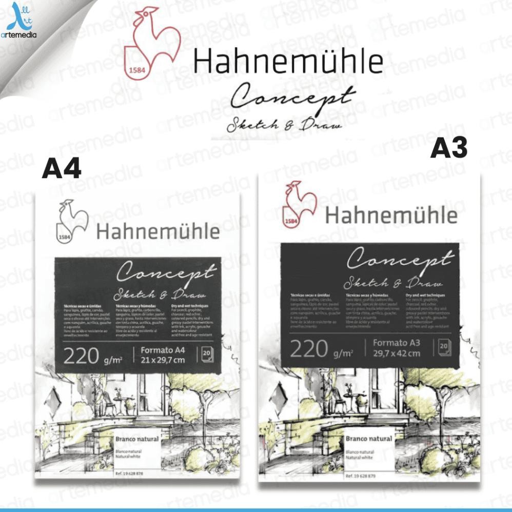 

LINDU Hahnemuhle Concept Sketch & Drawing A3 A4 220 gsm