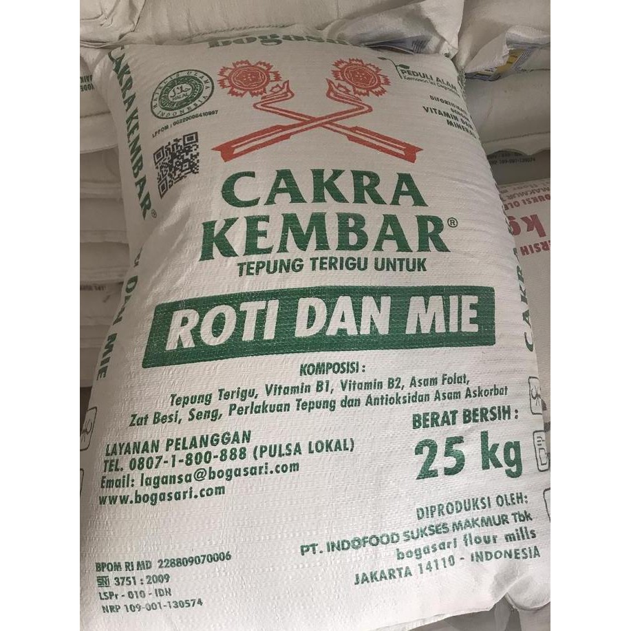 

Grosir Tepung Terigu Cakra Kembar 25 Kg