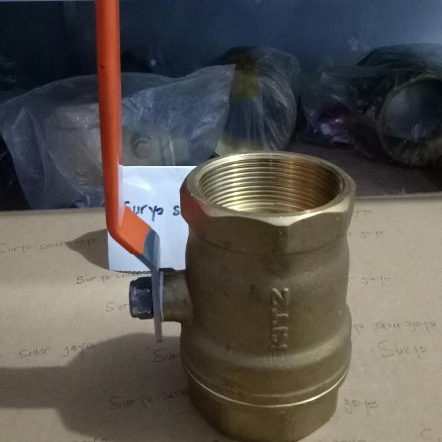 KITZ Ball Valve 2" inch Kuningan