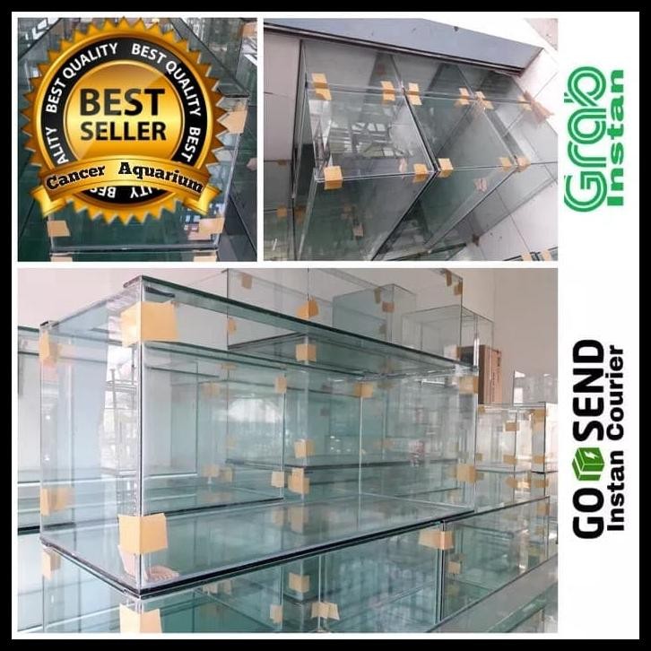 AQUARIUM KACA 100X40X40 MURMER POLOS