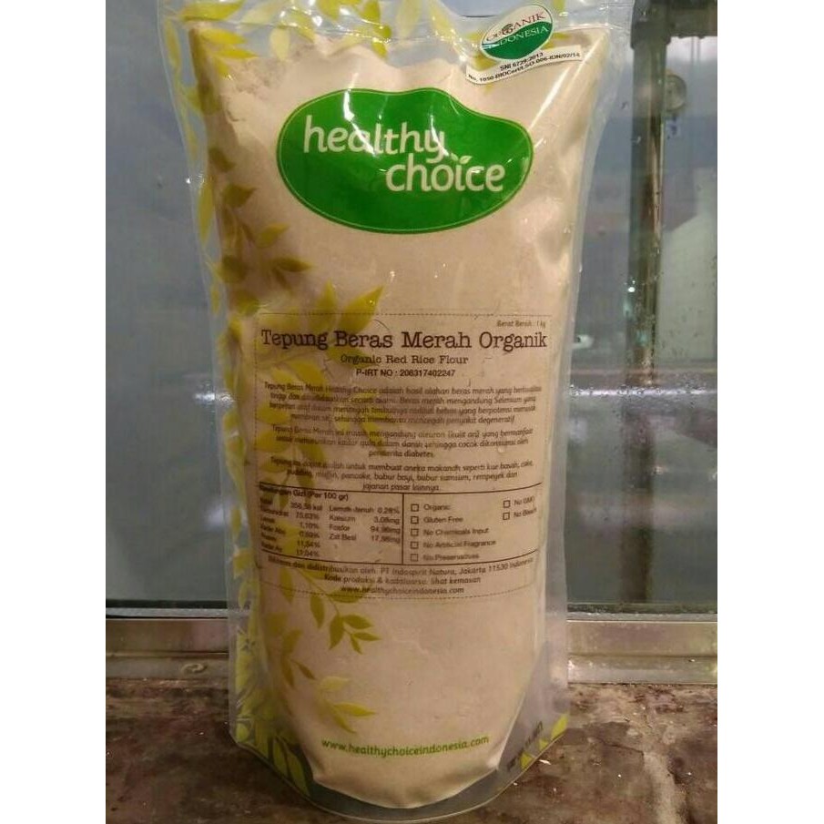 

Promo Healthy Choice Tepung Beras Merah Organik 1Kg