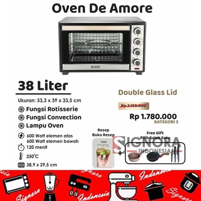 Promo De Amore Oven 38Lt Signora Gojek Only