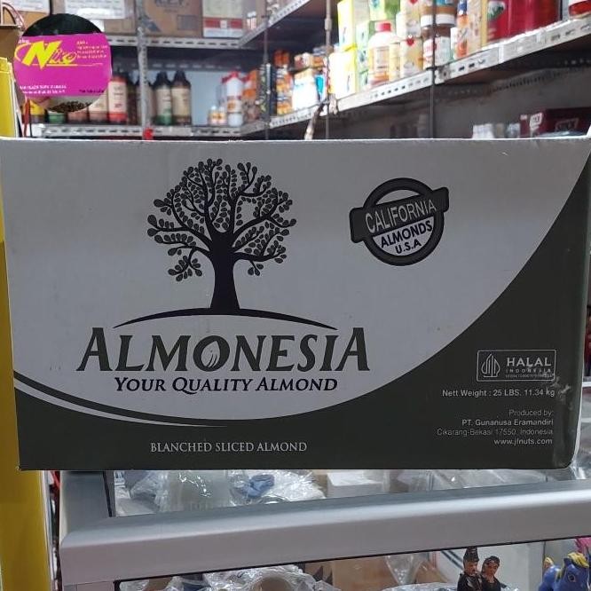 

Grosir Almonesia Almond Slice 1 Kg Khusus Grab Dan Gojek