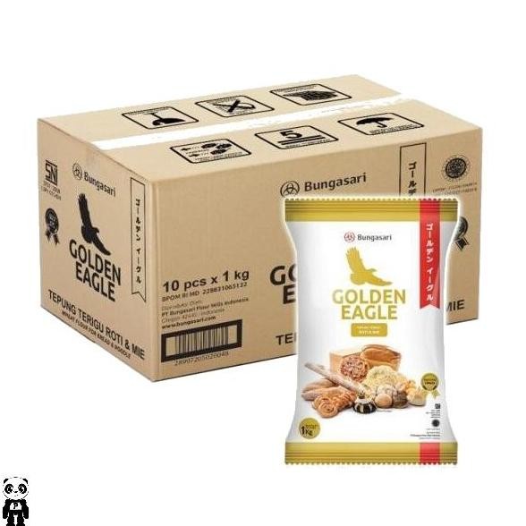 

Terlaris Golden Eagle 1 Dus Isi 10 Pcs X 1Kg Tepung Terigu Protein Tinggi