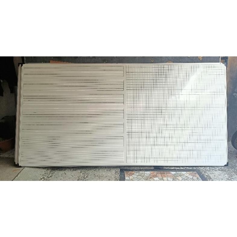 

papan tulis halus separo kotak 120x240 / setengah kotak setengah garis halus / papan kotak-kotak / papan garis halus / papan tulis / white board/ whiteboard