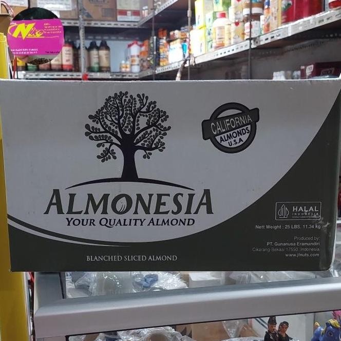 

Terlaris Almonesia Almond Slice 1 Kg Khusus Grab Dan Gojek