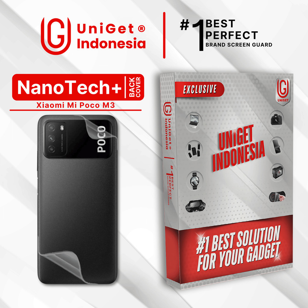 UniGet EPU BIO GENESIS Hydrogel for Xiaomi POCO M3 / Back Cover Guard (Nanotech+ 100% Recycle) Premi