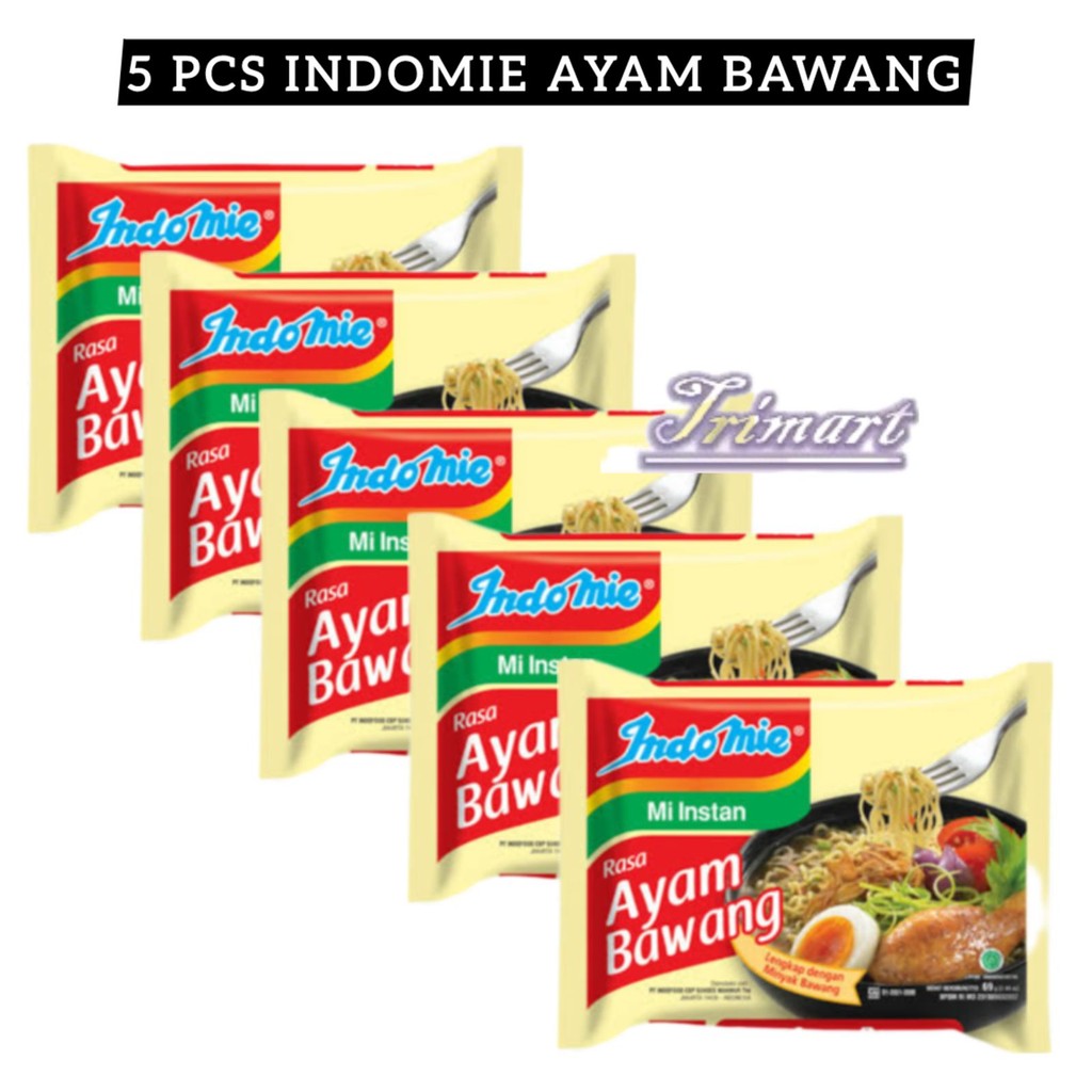 

(5 PCS) INDOMIE KUAH AYAM BAWANG MIE INSTANT 69gr