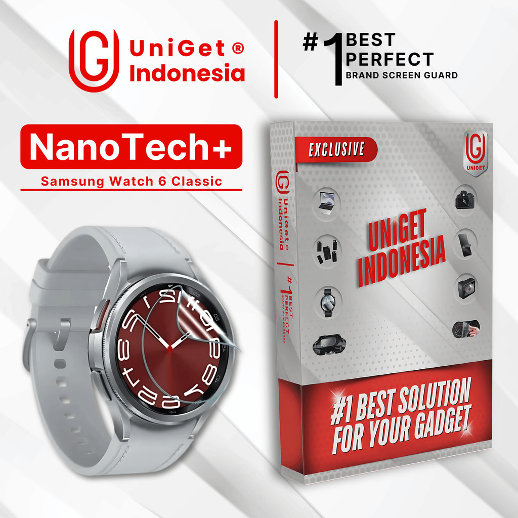 UniGet EPU BIO GENESIS Hydrogel for Samsung Galaxy Watch 6 Classic / Screen Guard (Nanotech+ 100% Re