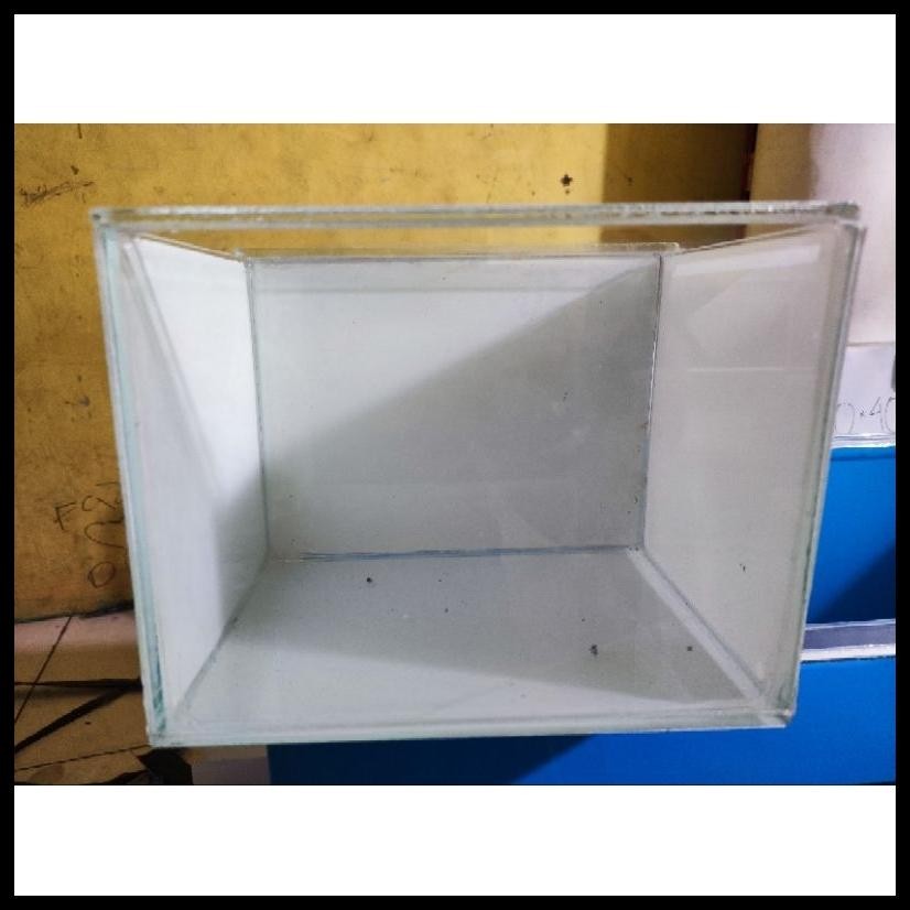 AQUARIUM KACA UKURAN 30, 40, 50, 60, 80 CM BACKGROUND