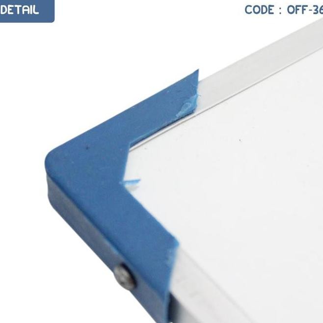 

White Board Kecil Papan Tulis Gantung Ukuran 50X30 Cm (Off-36)