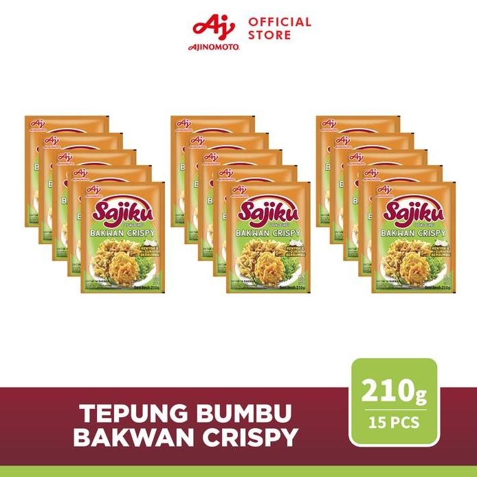 

Terlaris Sajiku Tepung Bumbu Bakwan Crispy Sachet 210G (15 Pcs)