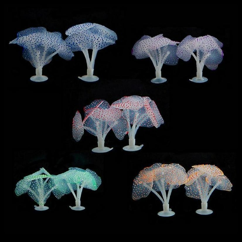 HIASAN AQUARIUM JAMUR WARNA WARNI, MUSHROOM DEKORASI AQUASCAPE AQUARIUM