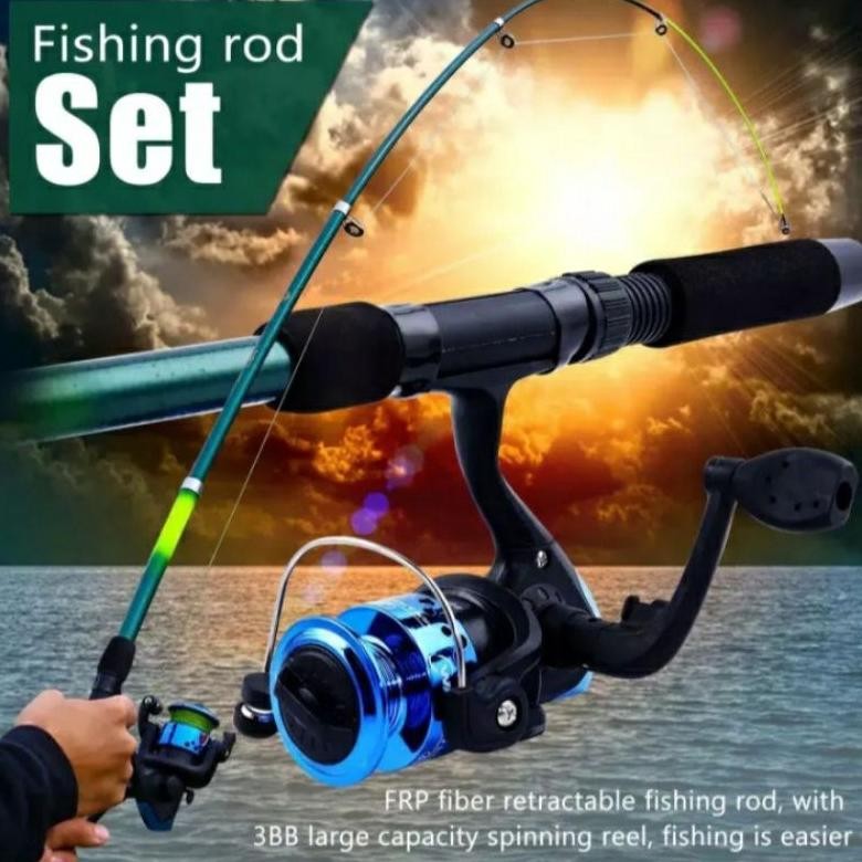 TERMURAH pancing set pancing full set lengkap alat pancing joran Siap kirim